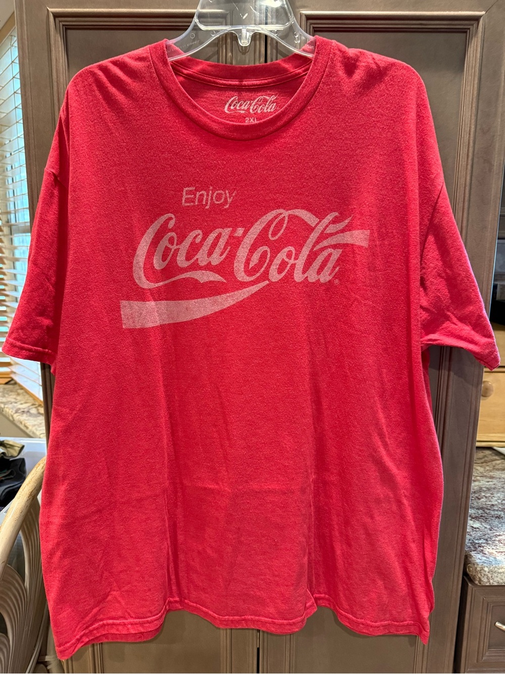 Coca Cola 2XL Red Short Sleeve Logo Tee